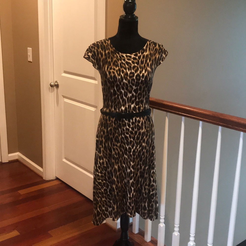 Leopard print dress